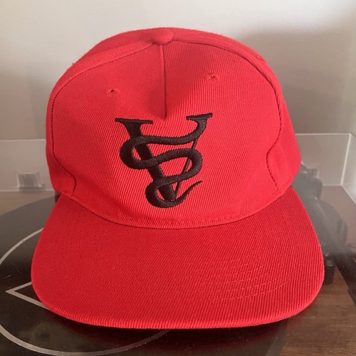 Black scale red snapback - black, red/black